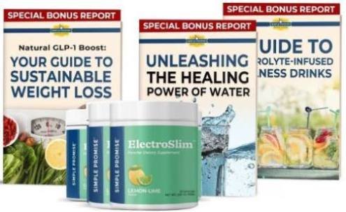 ElectroSlim free bonus 3 eBooks for healthy lifestyle and weight loss