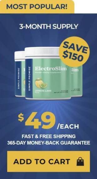 ElectroSlim best seller 3 jar package with free shipping